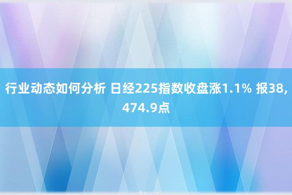 行业动态如何分析 日经225指数收盘涨1.1% 报38,474.9点