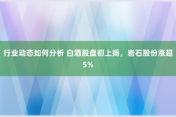 行业动态如何分析 白酒股盘初上扬，岩石股份涨超5%